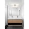 Z-Lite Zane Vanity, 2-Light, 25 In.W x 2.5 In.L x 5 In.H, Matte Black/Frosted 1008-25W-MB-LED - alternate 6